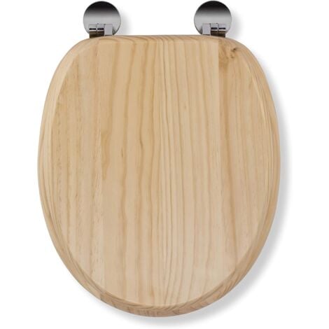 Croydex Moulded Wood Anti Bacterial Toilet Seat with Flexi-Fix Anti-Slip - Davos