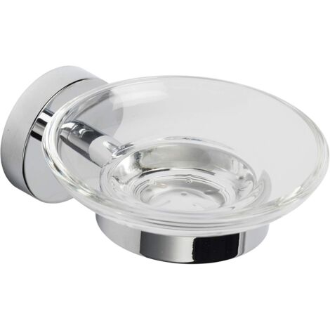 Croydex Pendle Flexi-Fix Soap Dish & Holder, Chrome