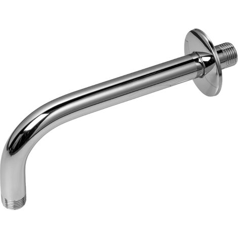 Croydex Presion Wall Mounted Shower Arm, 210mm, Water Saving, Chrome Finish