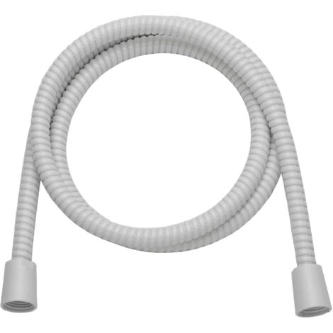 Croydex Replacement Flexible Shower Hose 1.5m PVC Pipe - White Amalfi