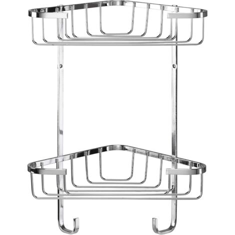 Croydex Round Bathroom Mirror Hang 'n' Lock, Glass, Dimensions 60x60cm - Simpson