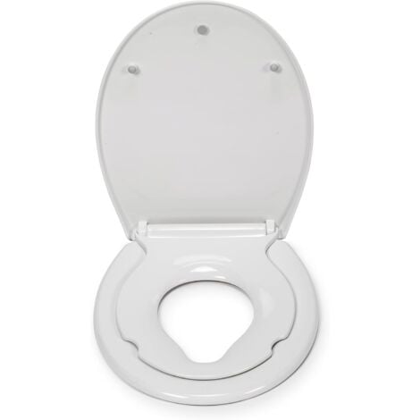 Croydex Round Family Toilet Seat with Soft Close & Quick Release - Lomond