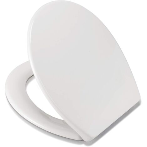 Croydex Round Soft Close Toilet Seat with Quick Release Hinges - Vendee