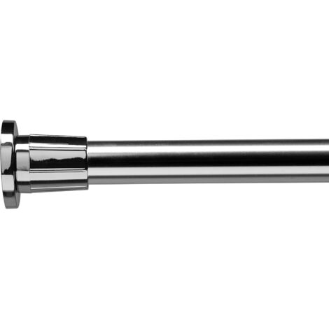 Croydex Self Supporting Shower Cubicle Telescopic Rod - Chrome