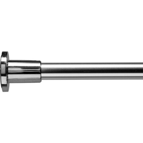 Croydex Self Supporting Telescopic Shower Curtain Rod 1100mm to 2600mm Chrome