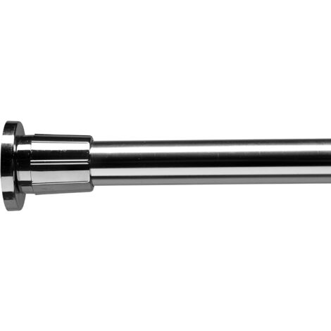 Croydex Self Supporting Telescopic Shower Rod, Chrome, 110 - 183cm