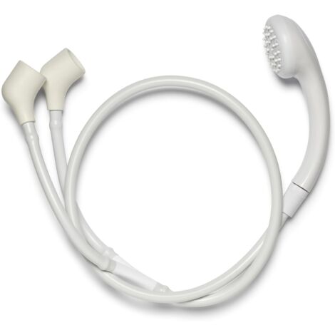 Croydex Shower Attachment for Bath Taps, Push On Fit Shampoo Spray