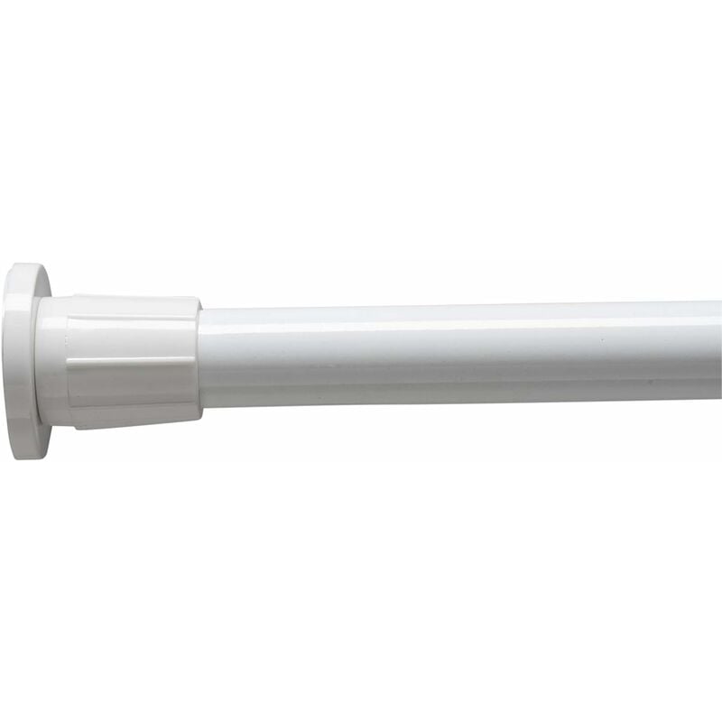 6ft Self Supporting Telescopic Rod - White - Croydex