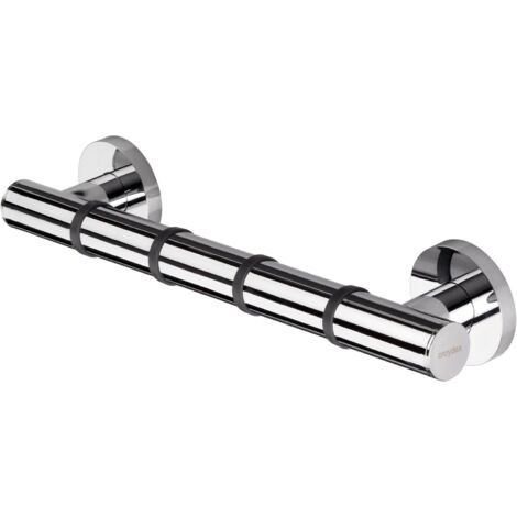 Croydex Straight Grab Bar Shower Handles, Grab N Grip Hand Rail 380mm