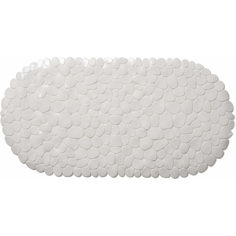 White Pebbles Bath Mat - Croydex