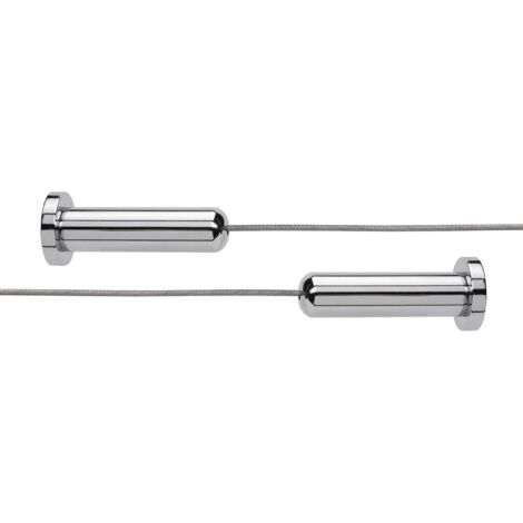 Croydex Wireline Shower Curtain Rod Maximum Length 3000mm Chrome
