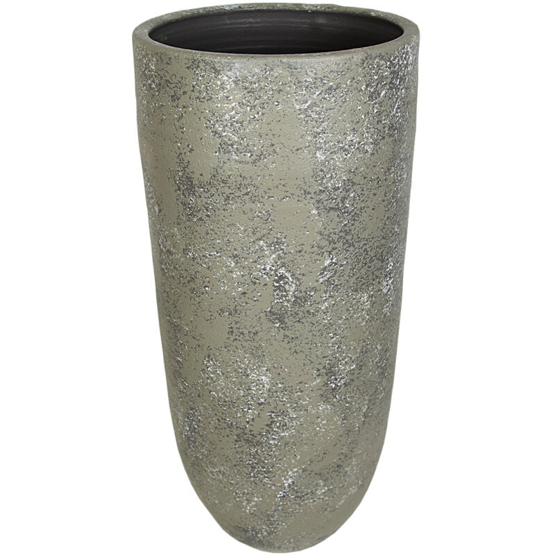 Porte-parapluie en céramique grise