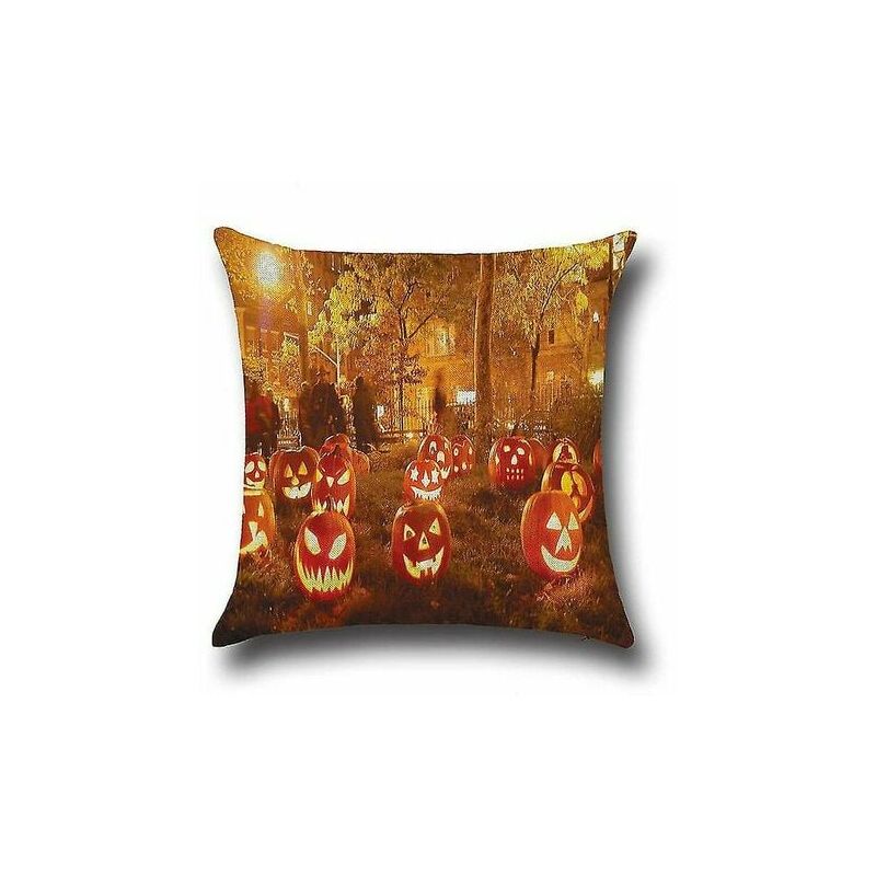 Cruel Halloween Pumpkin Waist Throw Pillow Case Cushion Cover Sofa Home Decor