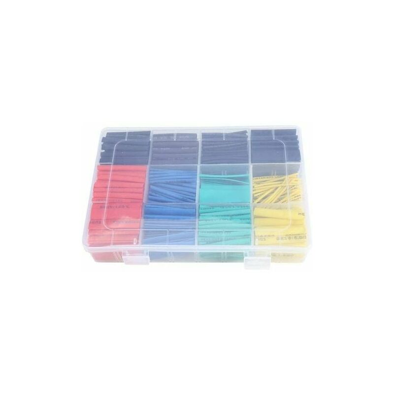 Cruel Heat Shrink Tubing - 530pcs 2:1 Heat Shrink Tubing Halogen Free Tube Tubing Wire Wrap Cable with Box