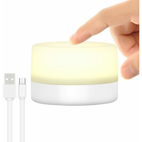 CRUEL Lampe de chevet design 10 Ones, lumière de nouveauté tactile à intensité variable, veilleuse LED pour enfants, enfants adultes, lampe de lumière d'ambiance décorative pour atmosphère de bureau,