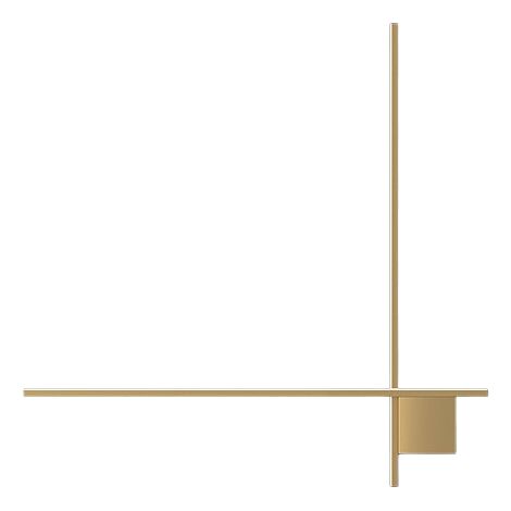 Cruez - Lampada da parete moderna a LED oro 80 cm
