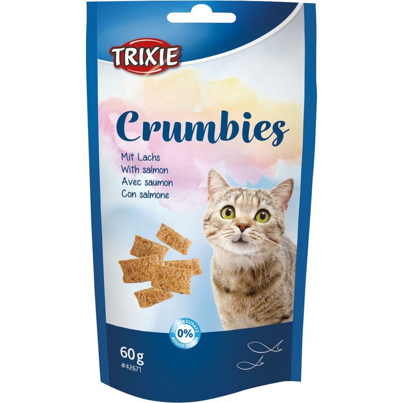 

Trixie Crumbies con salmón y taurina, 60 g