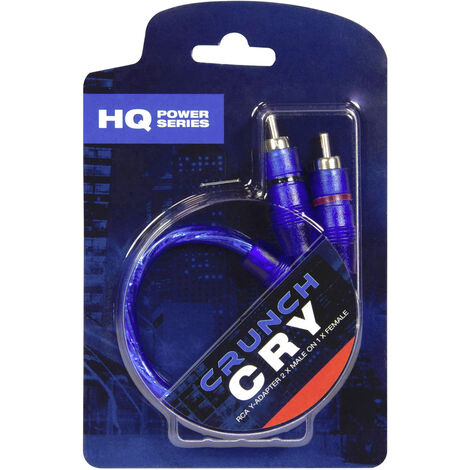 Crunch CRY Y-Cinchkabel 25.00 cm [1x Cinch-Buchse - 2x Cinch-Stecker]