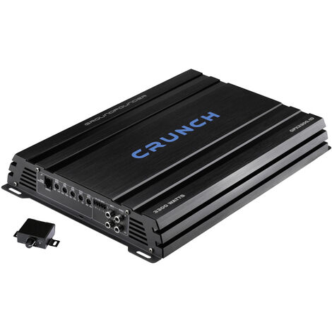 Crunch GPX3300.1D 1-Kanal Digital Endstufe 3300 W Lautstärke-/Bass-/Höhen-Regelung Passend für (Auto