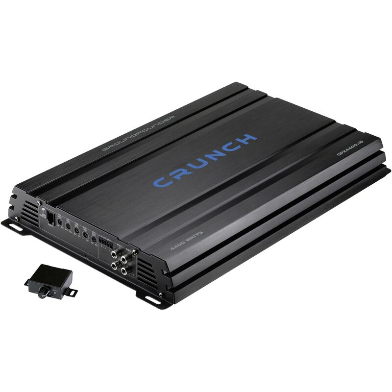 GPX4400.1D Ampli auto numérique 1 canal 4400 w Réglage volume/basses/aigus adapté pour (marque automobile): Universal D001262 - Crunch