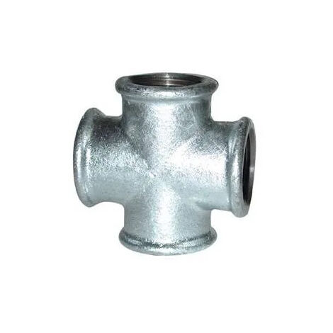 Cruz 90° hembra 33x42 galvanizada