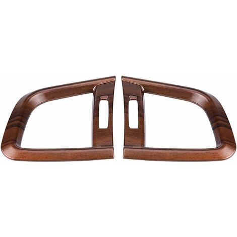 CRV Wood Trim Aukson - Juego de 2 embellecedores de ventilación laterales delanteros para Honda CRV 2017 (madera de melocotón) Honda CRV Wood Trim Flash2ning Panel de madera para 2019 Honda CRV Interi
