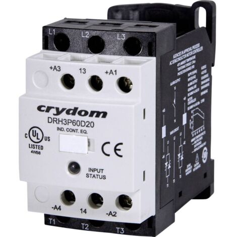 Crydom DRH3P60A20 relè a stato solido nero
