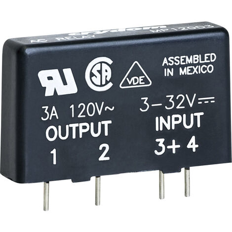 Crydom Halbleiterrelais MP240D4 4 A Schaltspannung (max.): 280 V/AC Nullspannungsschaltend 1 St.
