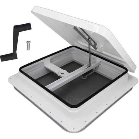 Cryfokt Ventilation du Toit RV, Preuve de Fuite de 45 ° Angle d'ouverture 14 Pouces RV Toit Kit de Découverte pour les Moteurs de Remorque Campeur