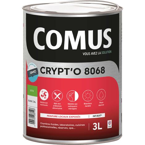 CRYPT'O 8068 3L - Peinture de finition pour locaux exposés en phase aqueuse - COMUS