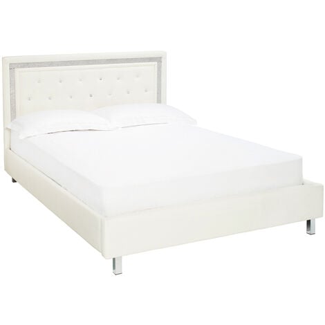 LPD FURNITURE Crystalle 5.0 Kingsize Bed White