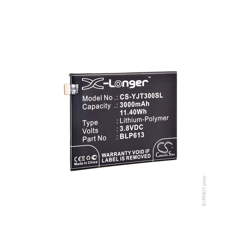 

Batería smartphone 3.8V 3000mAh - BLP613 - CS