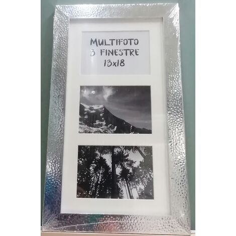 CS - MULTIFOTO A 3 FINESTRE ALLUMINIO MOD. NEW YORK CM 25x50