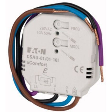 CSAU-01/01-10I Eaton xComfort Actionneur de commutation Puissance de coupure (max.) 2300 W