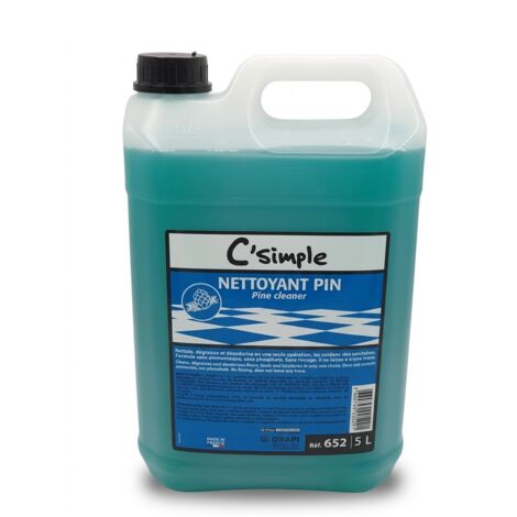 C'SIMPLE - Nettoyant Pin - 5L - Action 3-en-1 sans rinçage - Format économique - Voir photos