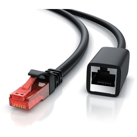 CSL Patchkabel CAT 6 Verlängerungskabel - Gigabit Ethernet LAN Kabel - UTP - 1000 Mbit/s - Netzwerkkabel - 3m