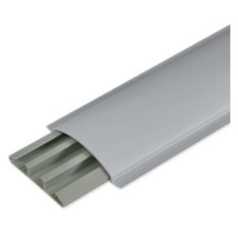 CSP-N 75x17 G Canalina  soprapavimento 3 scomparti, Grigio
