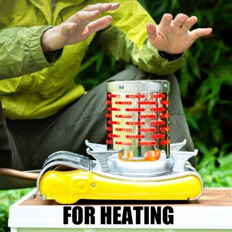 CSPARCV 1 PCS Adattatore per riscaldatore per fornello a gas portatile da campeggio, per riscaldatori a gas in campeggi, tende, fornelli da campeggio, copertura per riscaldatore portatile