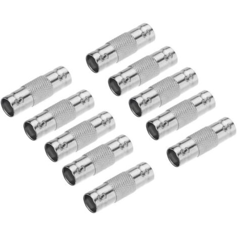 CSPARCV 10Pcs BNC Adapter for CCTV Surveillance System