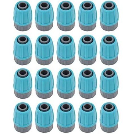 CSPARCV 15 Stück 16 mm Schlauchverbinder mit Sicherung, Überwurfmuttern für Bewässerungsschläuche, Tropfbewässerungsarmaturen, Schlauchverbinder mit Sicherung, Adapterverbinder