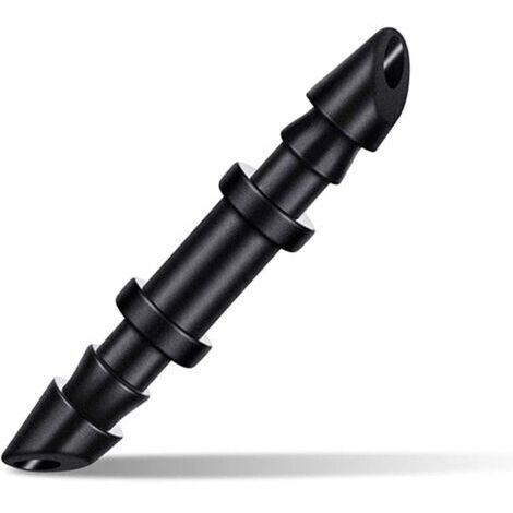 CSPARCV 150 Stück gerade Schlauchverbinder für Tropfbewässerung, 1/4" Schlauchkupplungen für Blumentöpfe, Gemüsegärten, Rasenflächen und Wasserschläuche