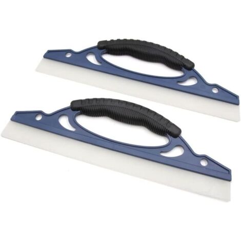 CSPARCV 2 pezzi in silicone T-Bar per auto, lama d'acqua, tergivetro, raschietto per vetri, tergicristallo, strumento per la pulizia (a0a6a ec014 2bdf6 a5bdc 019bf 80255)