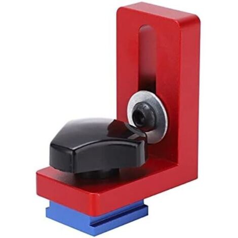 CSPARCV 30 Tipo T-Track Mitre Track Stop Lega di alluminio T-Track Track Stop Drop Locator Fermo per guida in legno Strumento manuale fai da te
