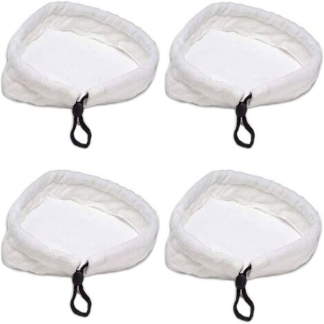 CSPARCV 4-Piece Replacement Cloths for Steam Mops, Microfiber Pads, Triangular Microfiber Floor Cloths, for Steam Mops, Household Cleaning, Universal