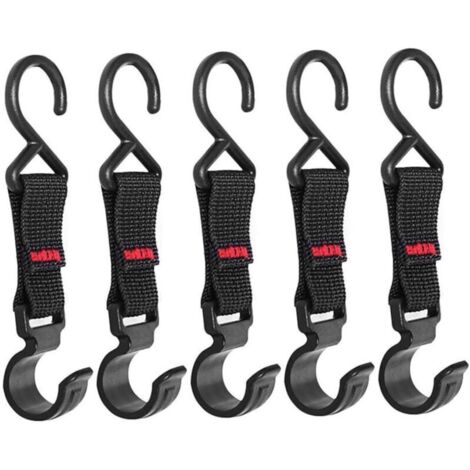 CSPARCV 5 ganci da campeggio mobili, accessori da campeggio per tende e verande, accessori portatili per tende, clip sospese, pratici ganci per campeggio e tende