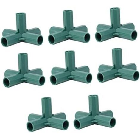 CSPARCV 8 Pieces Drip Irrigation Tube Connectors Garden Reinforcement Parts Tubular Part Garden Reinforcement Tube Pedal Parts Furniture Accessories Pillar Elbow Support