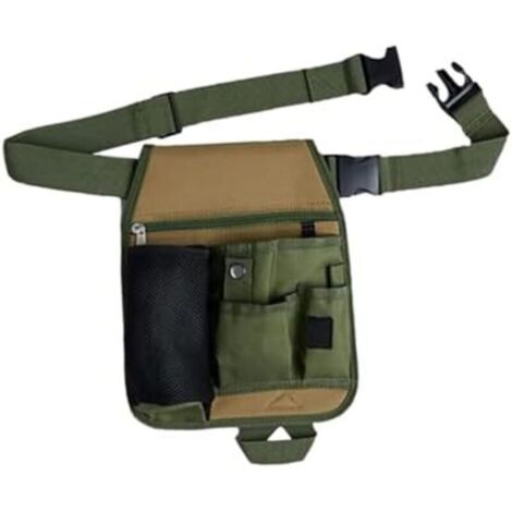 CSPARCV Cintura porta attrezzi da giardino 23x28 cm, marsupio regolabile per fioristi, regali per giardinaggio