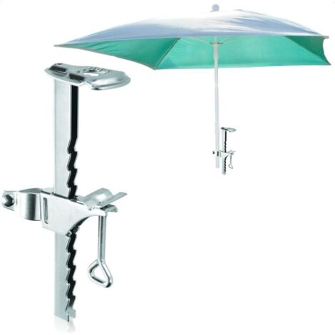 CSPARCV Sonnenschirmständer aus verzinktem Stahl - Sonnenschirmständer für Balkone - Sonnenschirmhalter für Balkone (Ø 25-32 mm - 1 Stück)