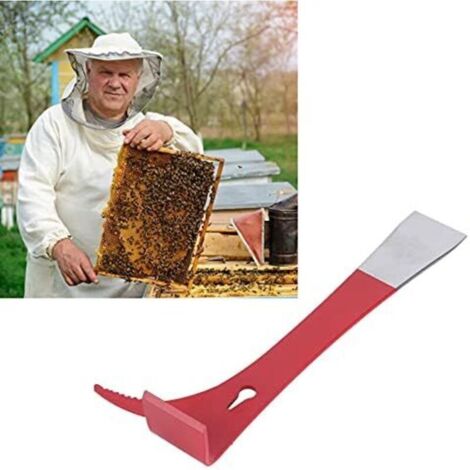CSPARCV Stainless Steel Beehive Scraper, Beekeeping Scraper, Beekeeper Tool, Hive Scraper Tool, Beekeeping Equipment with Hanging Hole