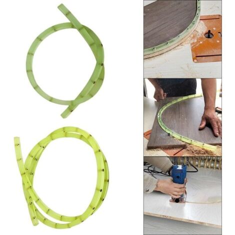 CSPARCV Striscia di profilatura flessibile per la lavorazione del legno, guida per dima per la lavorazione del legno, strumenti di marcatura per la lavorazione del legno (1 m)